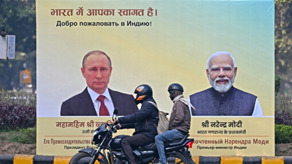 Defensa y comercio en el men&uacute; del viaje de Putin a India