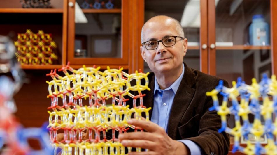 From refugee to Nobel: Yaghi hails science's 'equalizing force'
