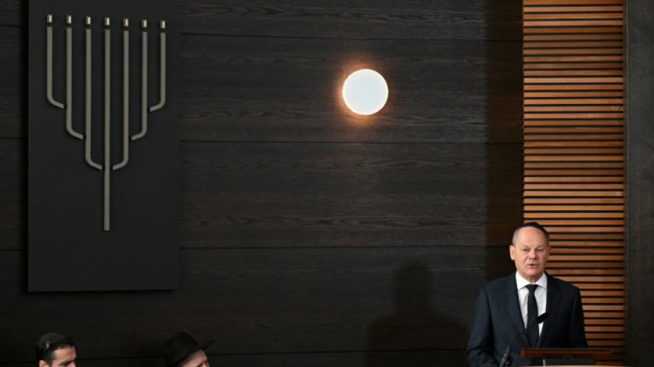 Germany's Scholz vows support for Jews at synagogue opening
