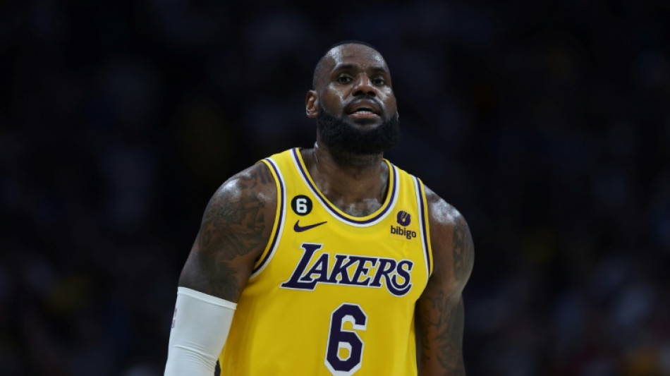 NBA star James returns to jersey No. 23 in Russell tribute