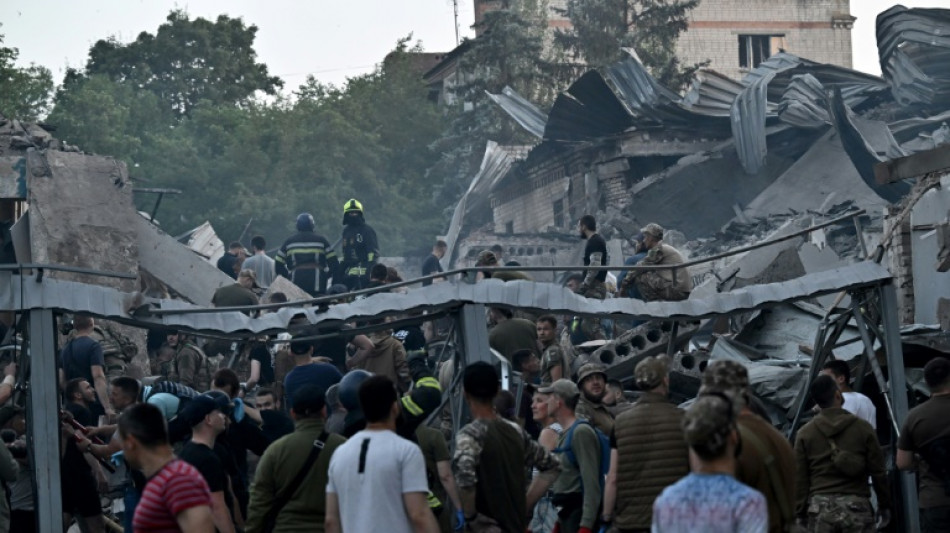 Russian missile strike on restaurant kills nine in Ukraine