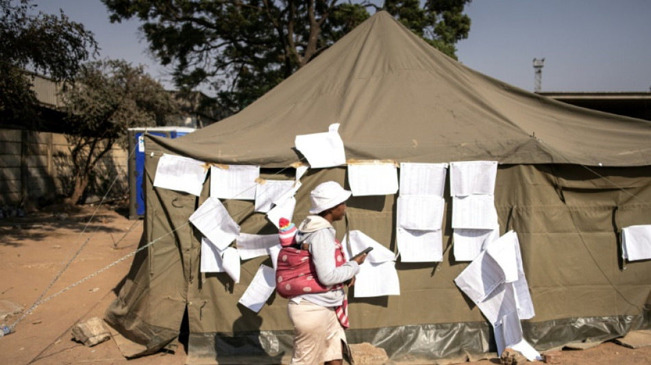 Zimbabwe arrests election monitors as opposition lashes "flawed" poll 