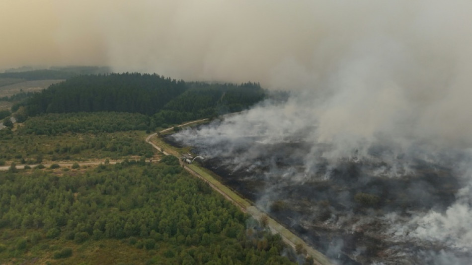 Feuer im Hohen Venn in Belgien nur noch 25 Kilometer von deutscher Grenze entfernt
