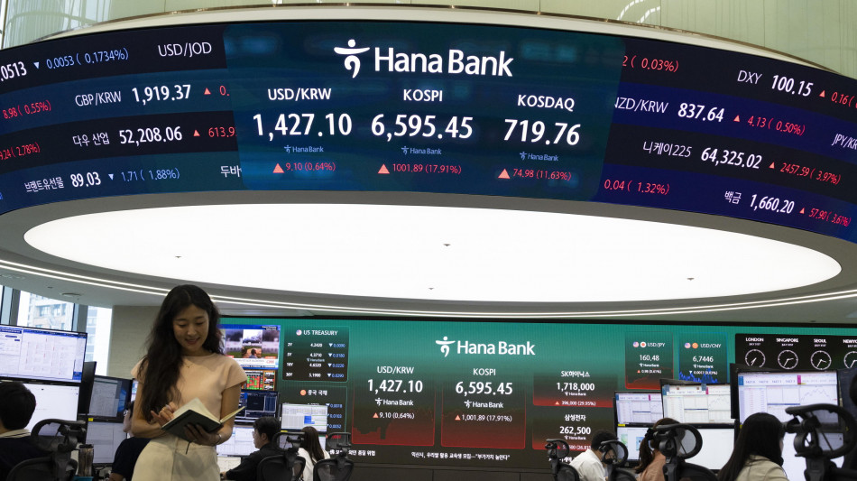 Borsa: Asia in rosso, ancora vendite sui microprocessori, Tokyo -3,16%