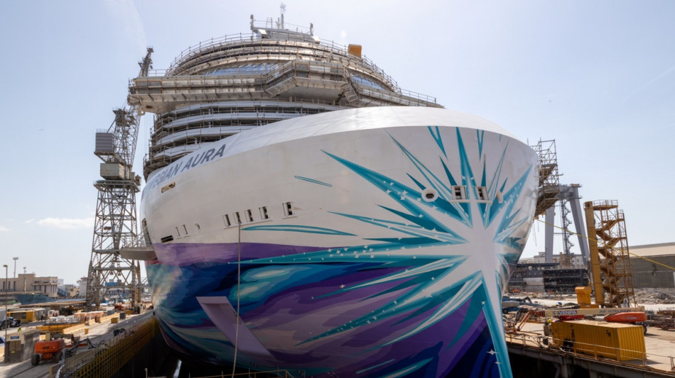 Fincantieri, varata a Monfalcone la nave da crociera "Norwegian Aura"