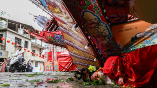 Zehntausende in Taiwan nach Durchzug von Taifun "Champi" ohne Strom