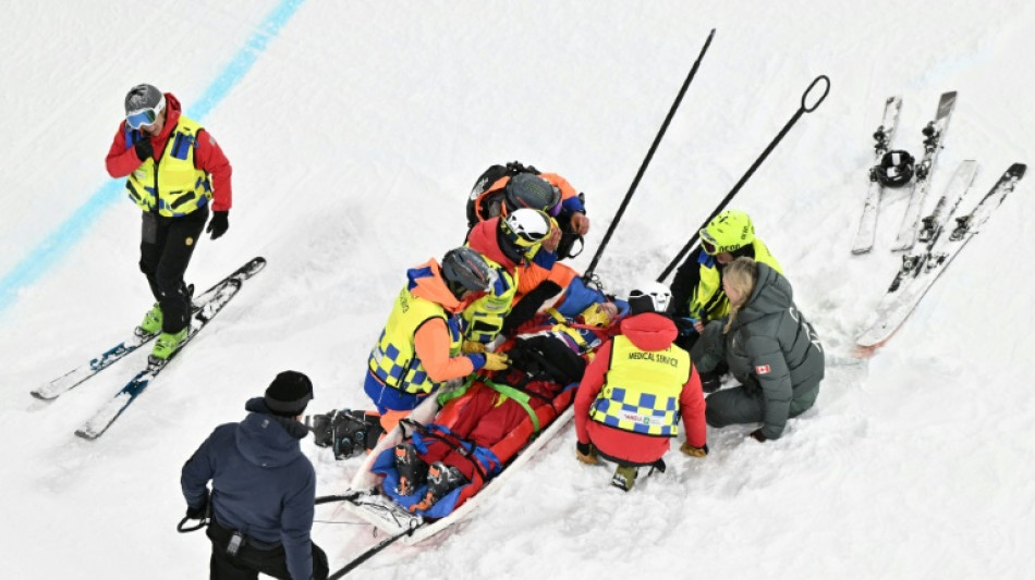 Former Olympic champion Sharpe suffers heavy halfpipe crash 