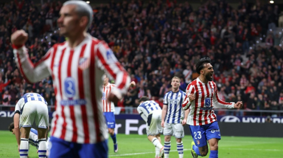 Gonzalez brace helps Atletico beat Real Sociedad