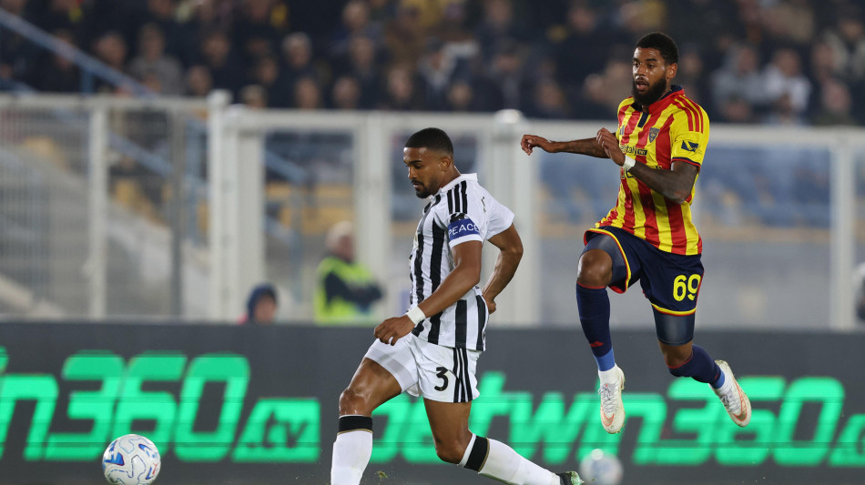 Serie A: Lecce-Juventus 0-2