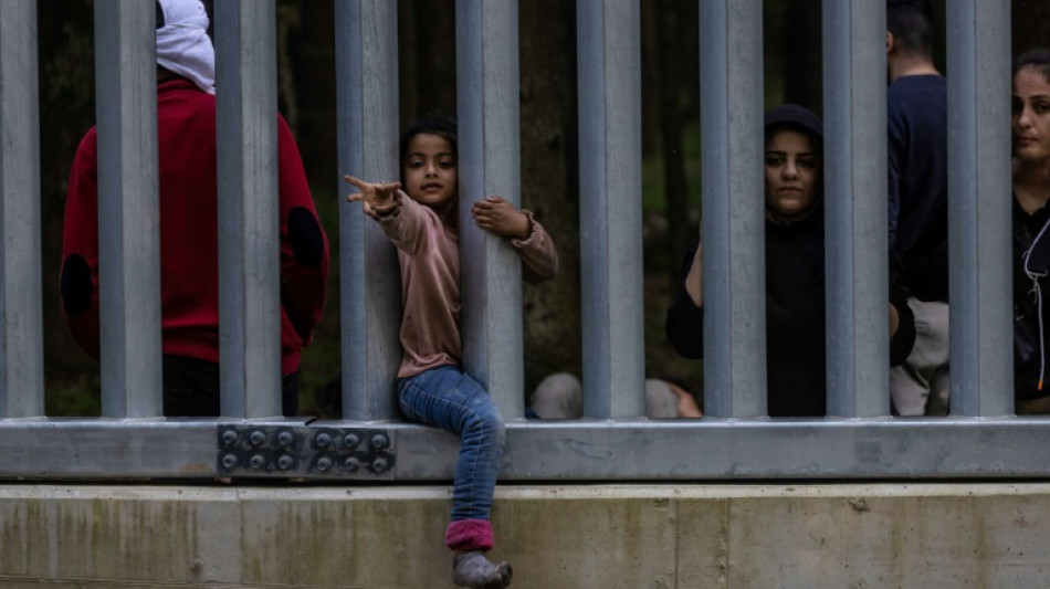 Migrantes de Oriente Medio y &Aacute;frica atrapados en la frontera entre Polonia y Bielorrusia