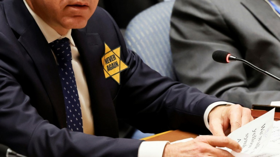 Israel envoy wears yellow star at UN, drawing Yad Vashem criticism