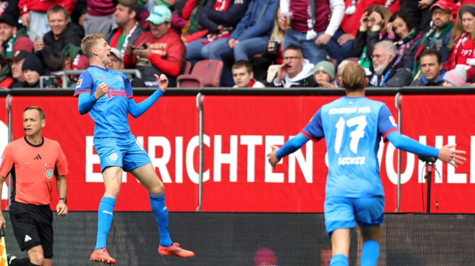 Zweiter Sieg in Folge: Kiel schöpft in Augsburg Hoffnung