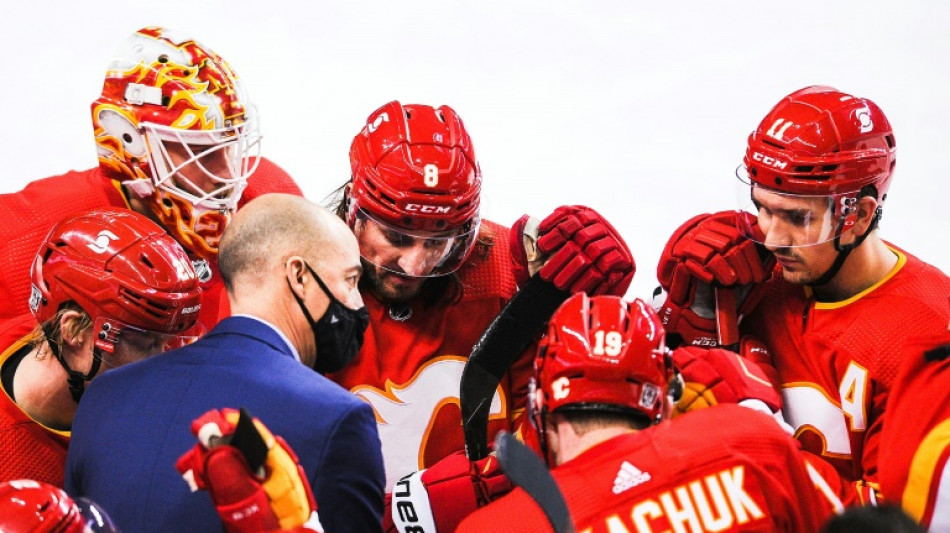 NHL Flames promote assistant Huska to head coach