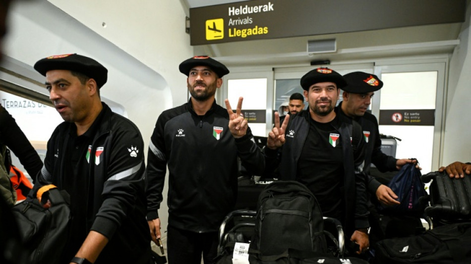 Palestinian national team on 'mission' for peace in Spain visit