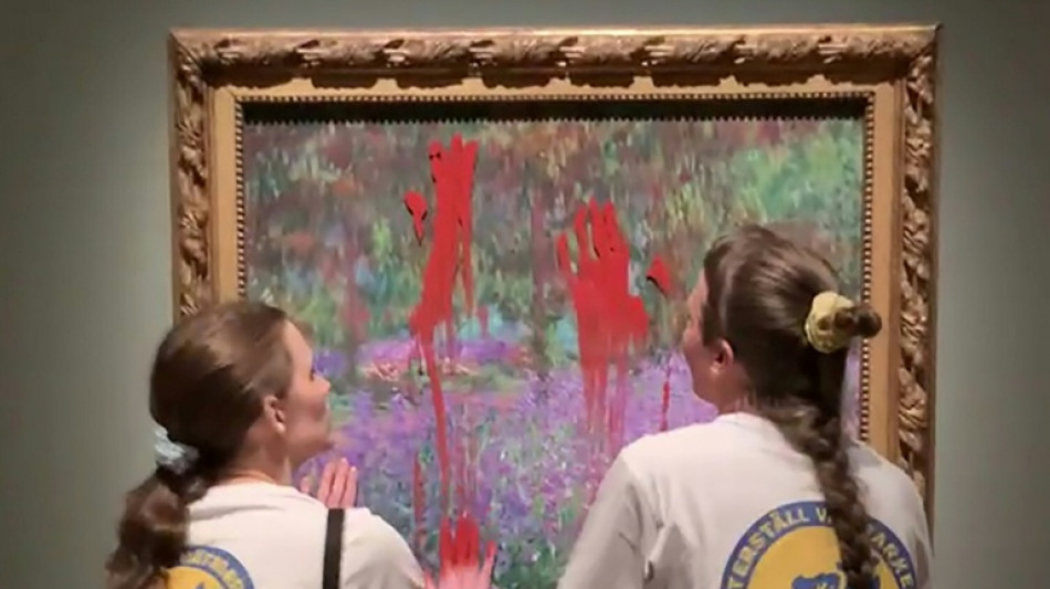 Monet-Gemälde mit Farbe beschmiert: Freispruch für Klima-Aktivistinnen in Schweden
