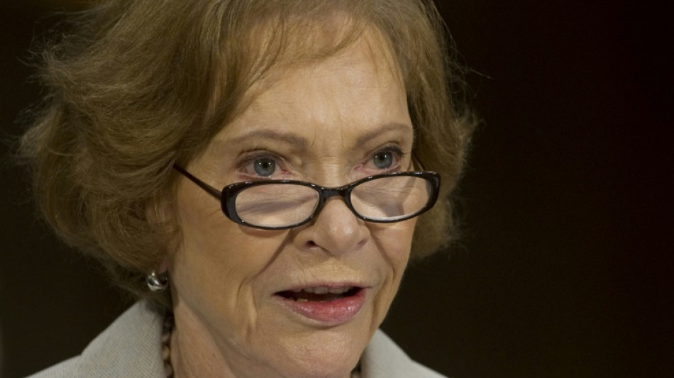 Jimmy Carter, 99, leads US presidents at wife Rosalynn's memorial