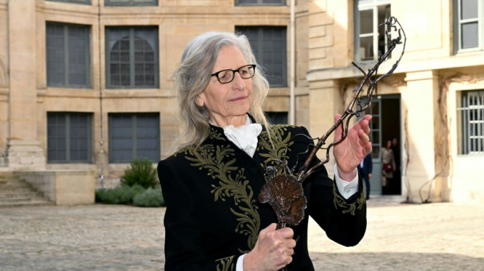 La photographe star Annie Leibovitz install&eacute;e parmi les Immortels