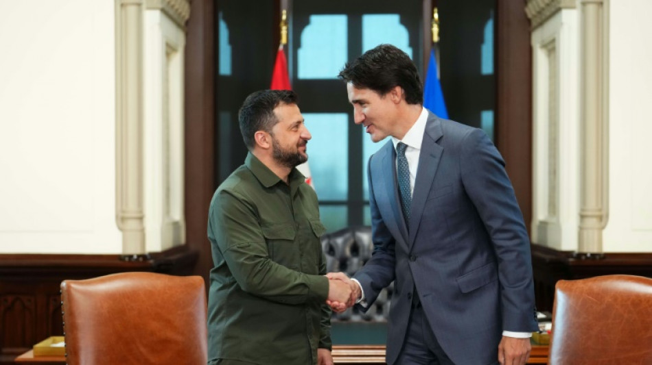 Ukraine's Zelensky bolsters war support in Canada trip