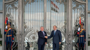 El presidente egipcio recibe al l&iacute;der palestino y al rey de Jordania