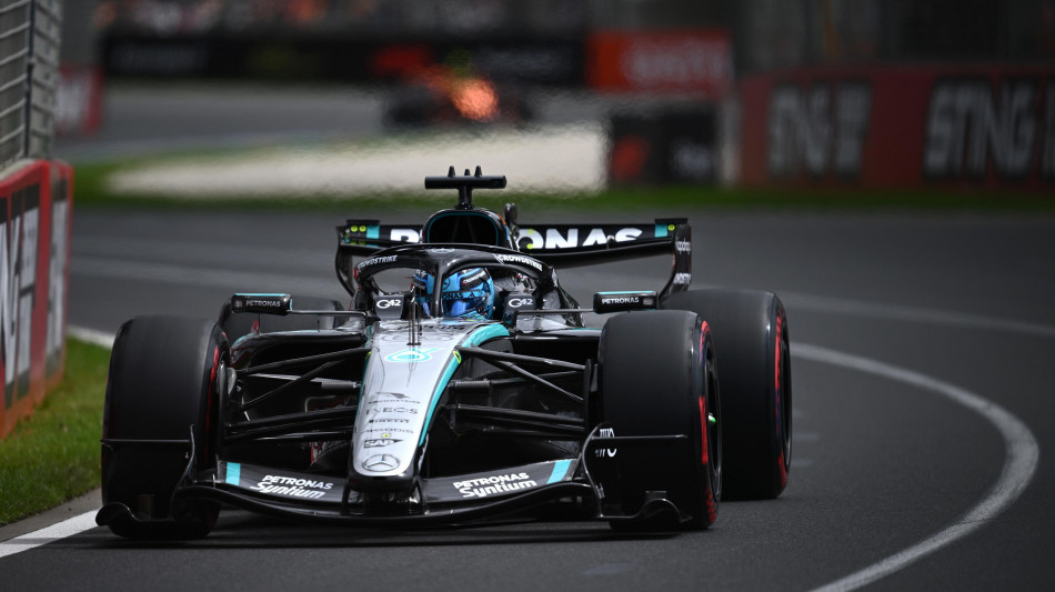 Australia: Russell in pole, prima fila con Antonelli