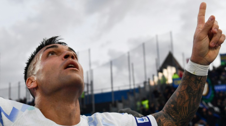 Martinez double at Pisa keeps Inter on heels of Serie A leaders AC Milan