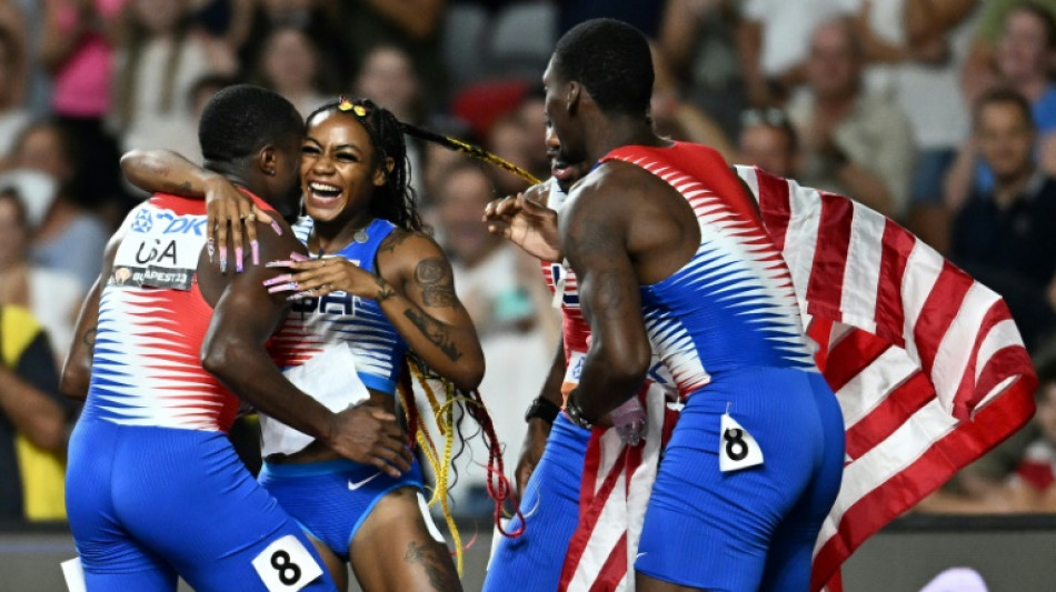 Mondiaux d'athl&eacute;tisme: Lyles et Richardson en feu sur les relais 4x100 m