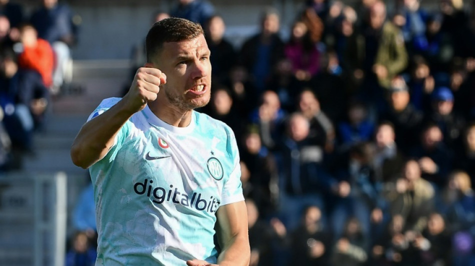 Dzeko double puts Inter in top four, Dybala returns for Roma