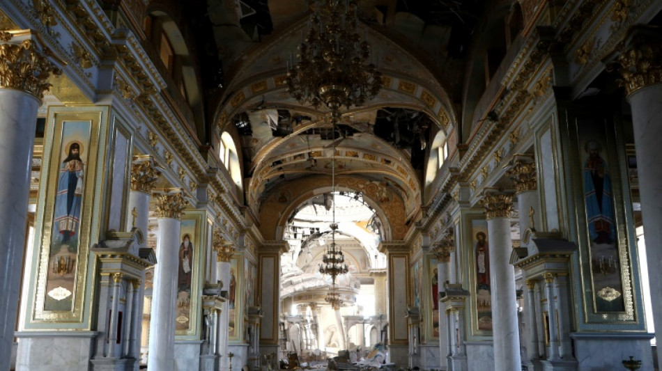 Russia strikes Odesa cathedral, Putin claims counteroffensive 'failed'