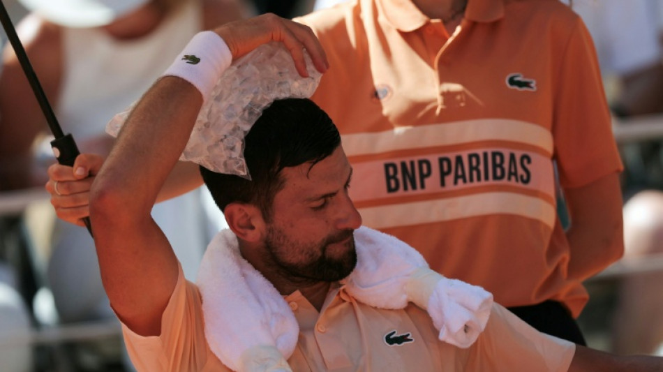 Roland-Garros: avec la canicule, Djokovic appelle &agrave; "repousser" les matches en soir&eacute;e