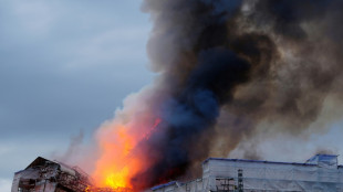 Riesiges Feuer in historischer B&ouml;rse von Kopenhagen