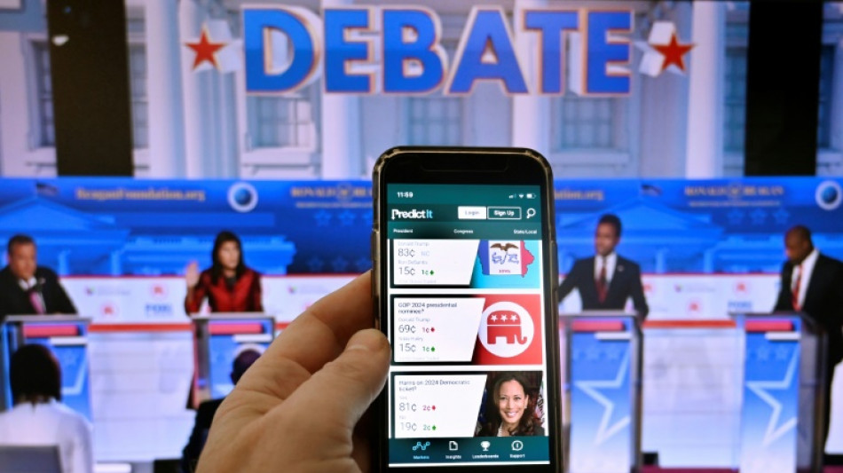 Dodging regulators, US gamblers bet big on 2024 election