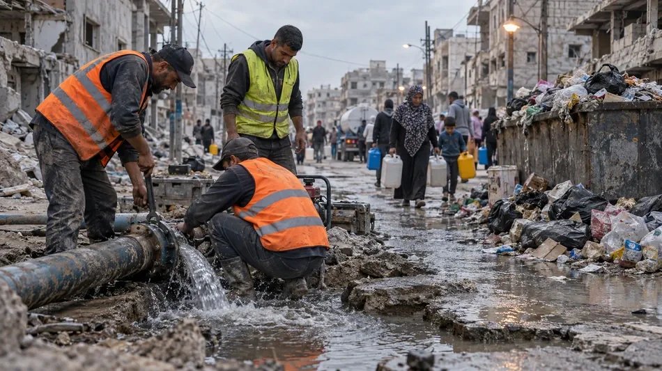بلدية غزة تحذر من انهيار الخدمات والمباني المتضررة