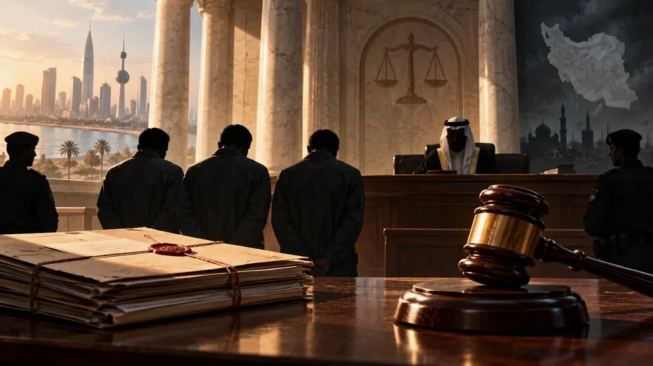 محكمة كويتية تقضي بإعدام ثلاثة مدانين بالتخابر مع إيران