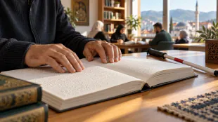 Qatar Charity delivers Braille Qurans to blind readers in Kosovo and Albania
