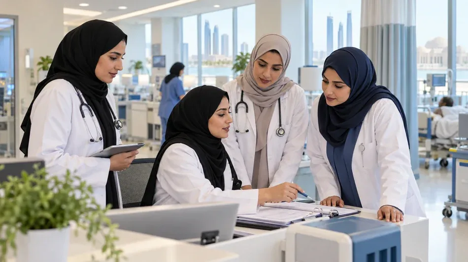كوادر نسائية إماراتية تقود أدواراً بارزة في مستشفيات أبوظبي