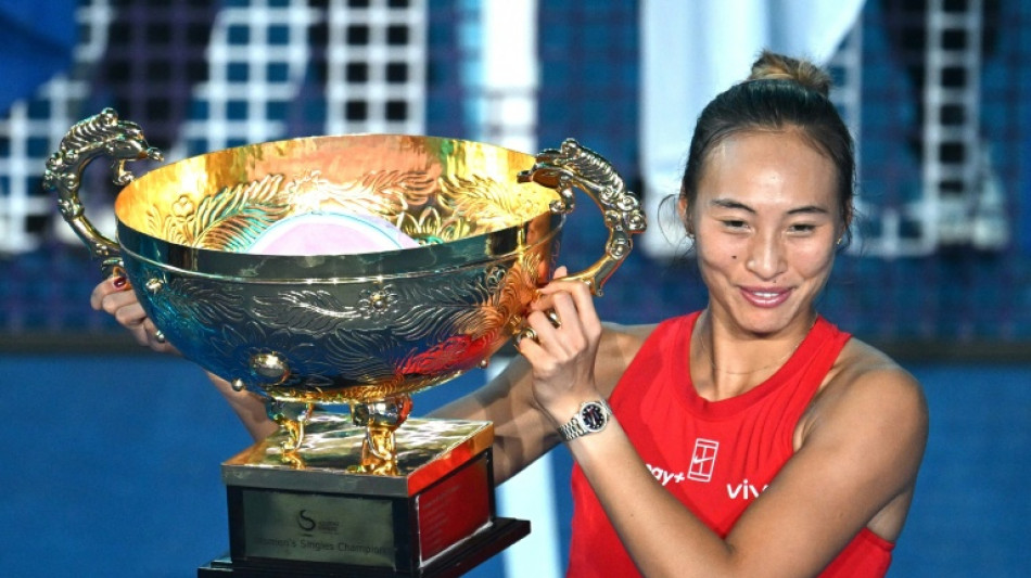 Tennis: &agrave; P&eacute;kin, Zheng Qinwen s'offre un premier WTA 1000 et un retour au premier plan