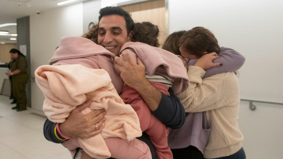 For some, Israeli hostages' return brings tears of relief but fight goes on