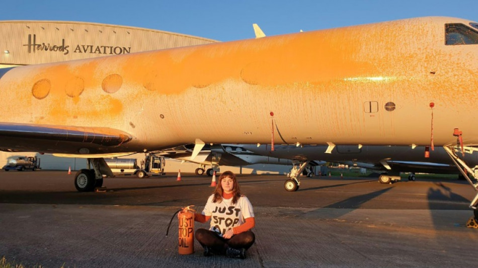Ativistas do clima protestam em aeroporto londrino onde fica o jato de Taylor Swift