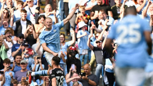 Haaland hits hat-trick to take Man City top, Son treble inspires Spurs