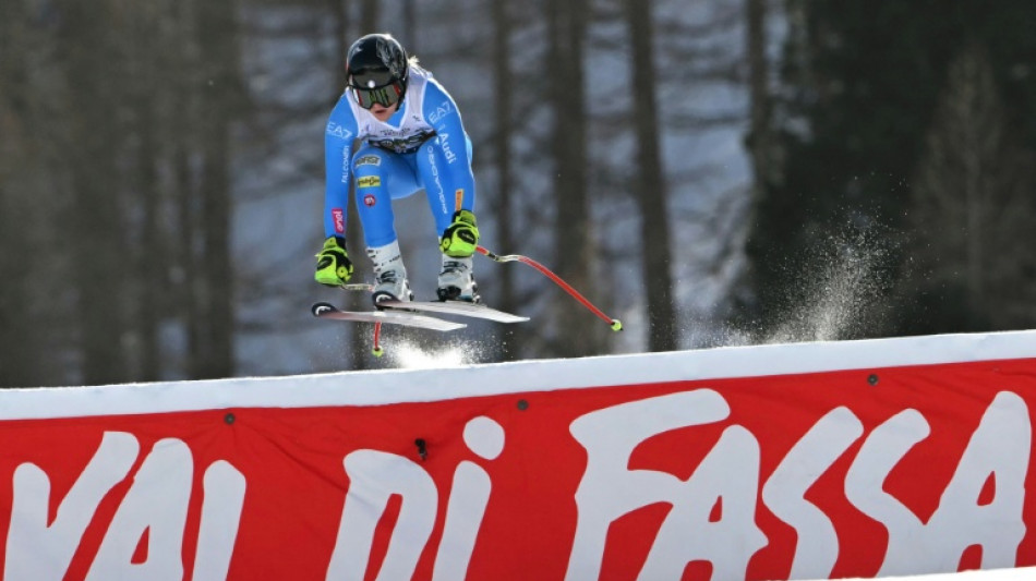 Pirovano overtakes Vonn after 'crazy' World Cup downhill double