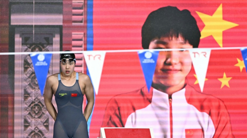 Rivals laud 'phenomenally talented' 12-year-old swim sensation