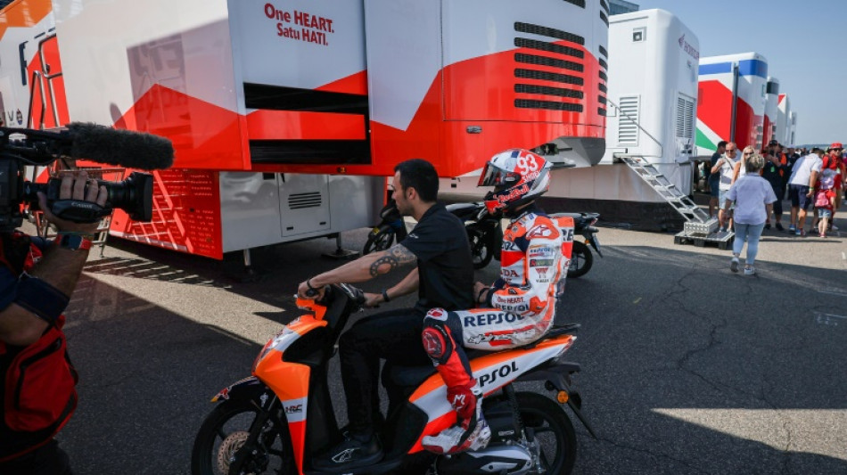 Marquez drops out of German MotoGP after breaking thumb in warm-up